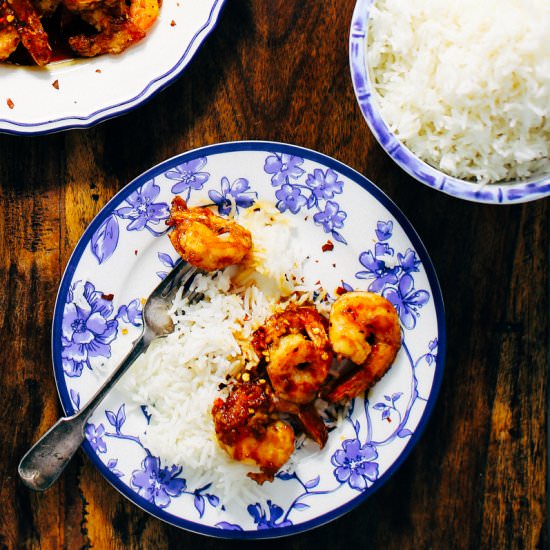 Crispy Honey-Orange Fried Shrimp