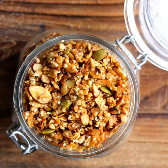 Ginger Almond Hemp Granola