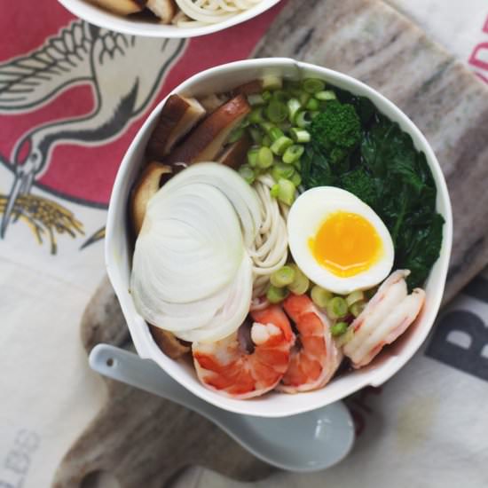 Shrimp & Vegetable Saimin