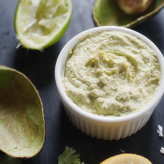 Feta and Avocado Hummus Dip