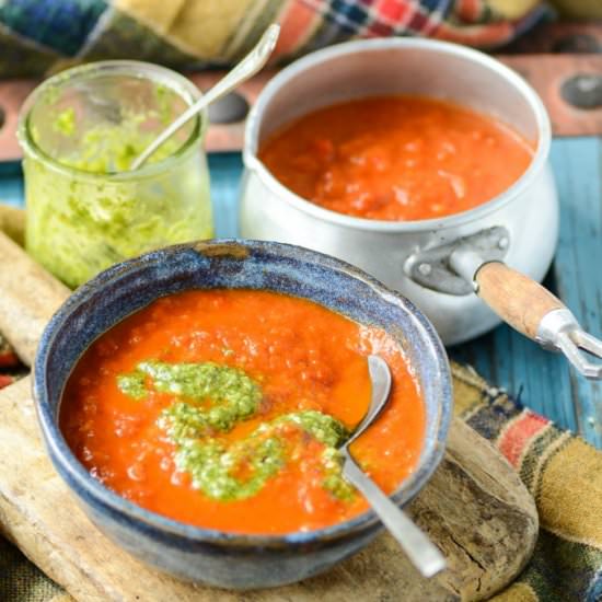 Roasted Red Pepper Soup