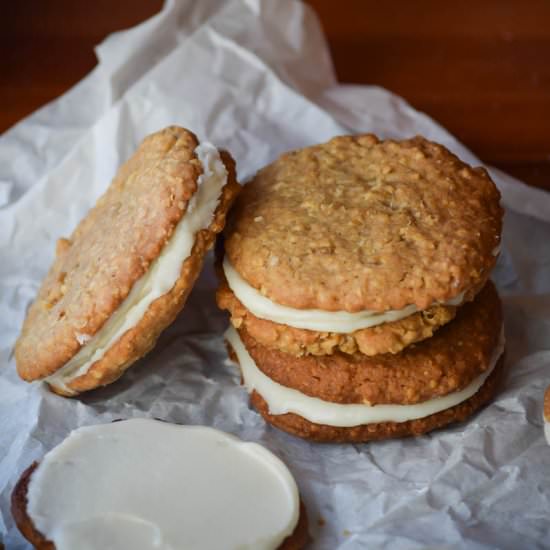 Homemade Oatmeal Cream Pie Cookies
