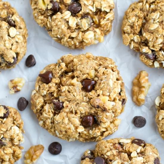 Chunky Monkey Oatmeal Cookies
