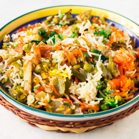 Vegetable Dum Biryani
