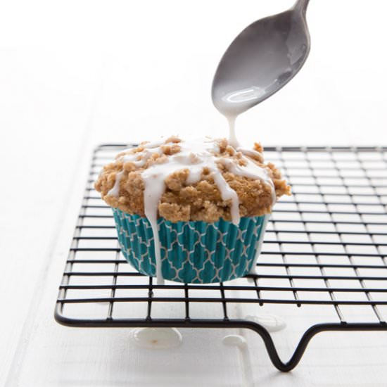 Whole wheat banana muffins