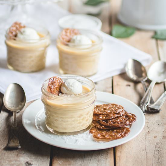 Salted Butterscotch Pots de Creme