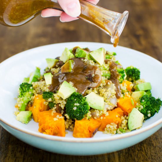 Warm Teriyaki Quinoa Salad