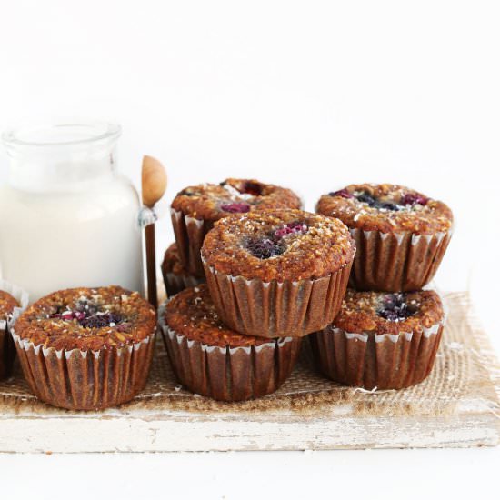 Vegan Coconut Berry Muffins