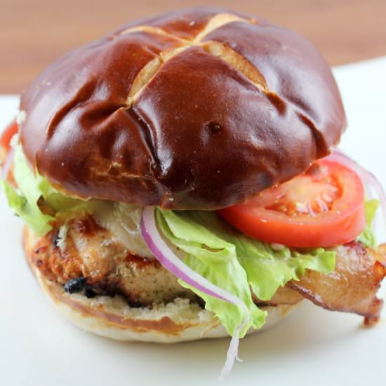 Pepper Jack Chicken Burgers
