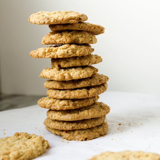 Oatmeal White Chocolate Chip Cookie
