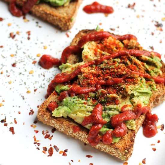 Avocado Pizza Toast