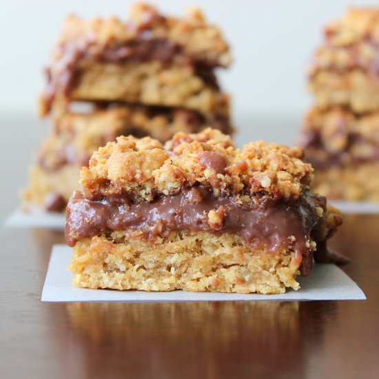 Oatmeal Fudge Bars