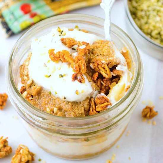 Banana Hemp Cookie Dough Parfait