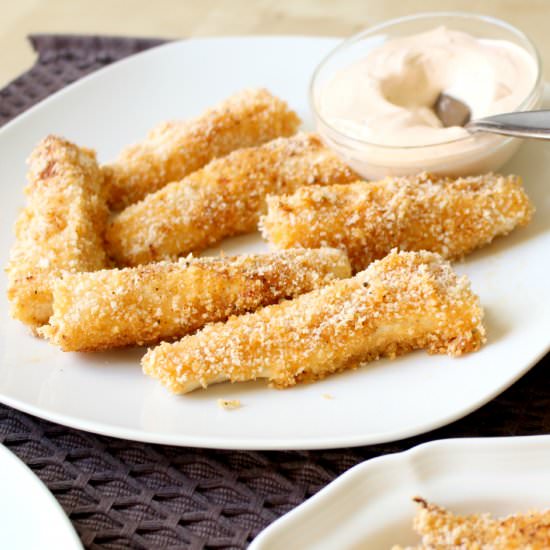 Southwestern Baked Fish Sticks