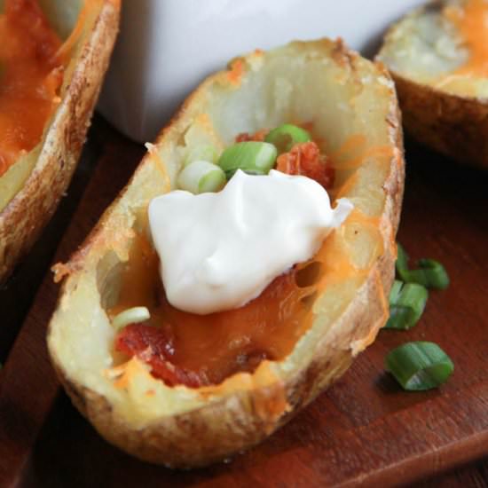 Healthy Baked Potato Wedges