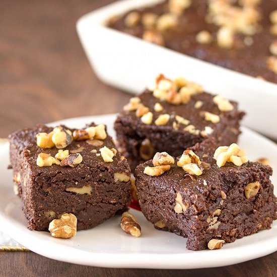 Raw Walnut Brownies