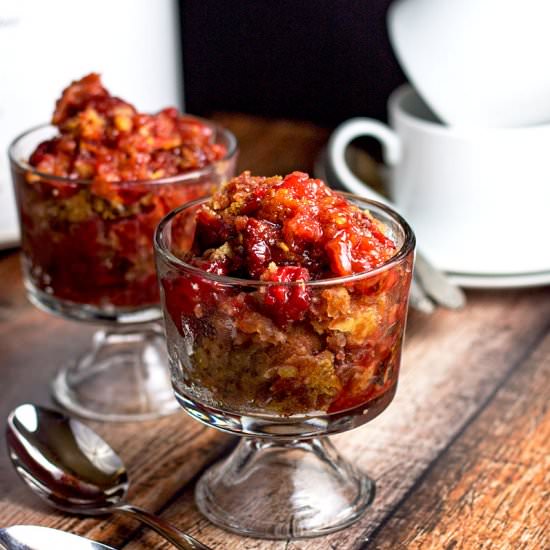 Slow Cooker Cherry Cobbler