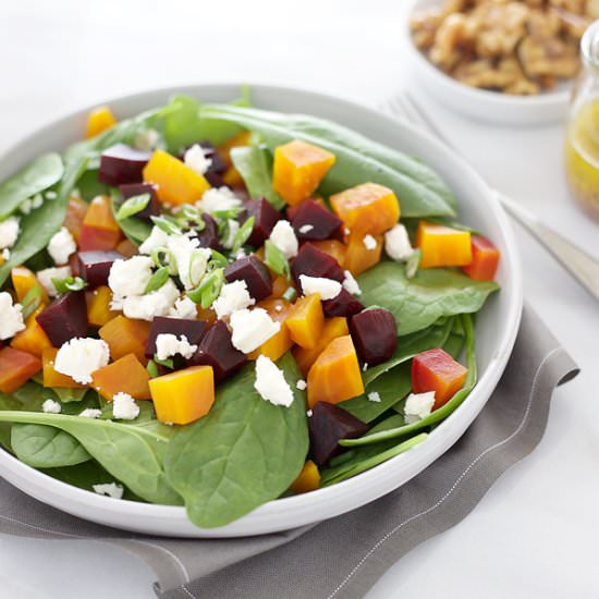 Beet Salad with Feta and Walnuts