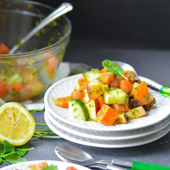 Mint and Sweet Potato Salad