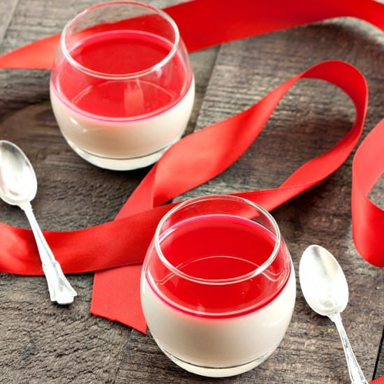 Pomegranate Panna Cotta