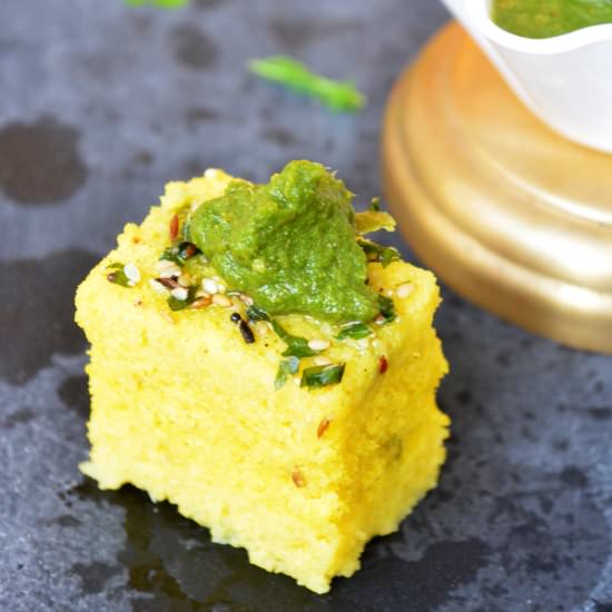 Spicy Steamed Gramflour Cake