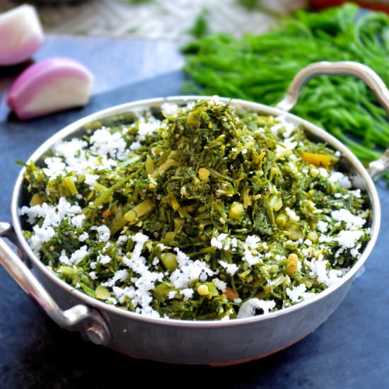 Dill Leaves Stir Fry