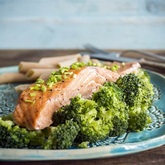 Steamed Salmon
