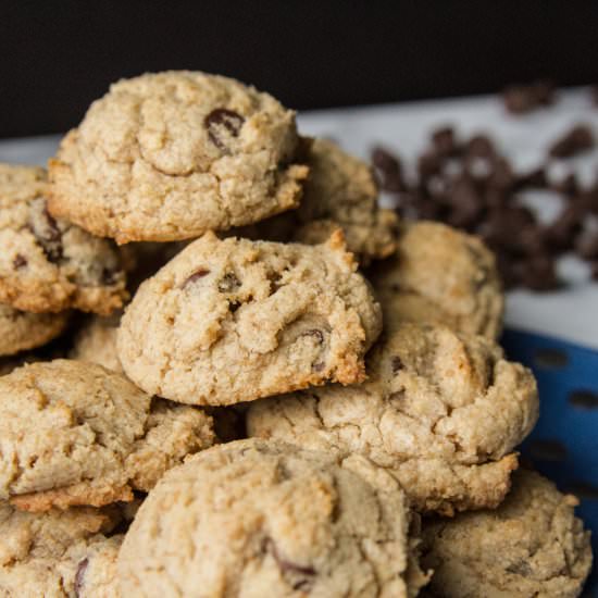 Whole Wheat Chocolate Chip Cookies