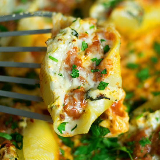 Ricotta and Sausage Stuffed Shells