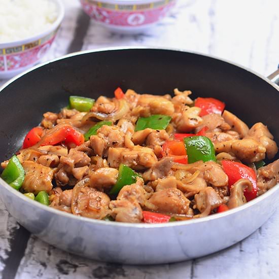 Black Pepper Chicken