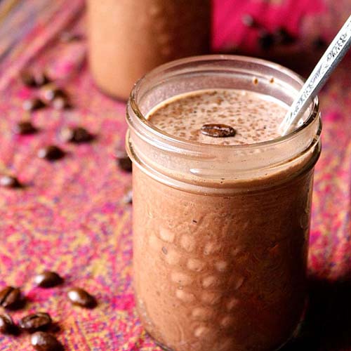 Coconut Mocha Chia Pudding