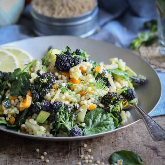 Israeli Couscous Vegan Style
