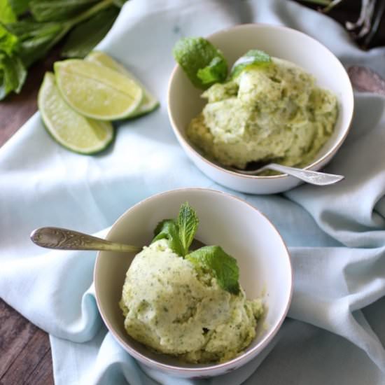 Instant Pineapple Sorbet