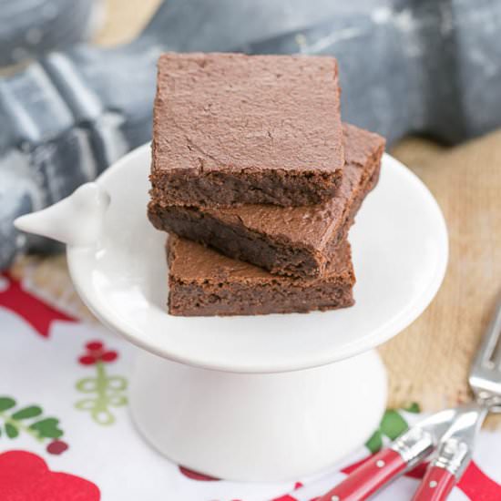 Flourless Mocha Brownies