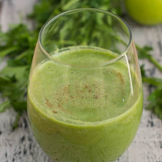 Baby Kale Green Monster Smoothie