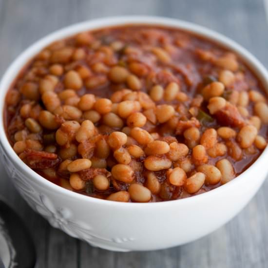 Maple Brown Sugar Baked Beans