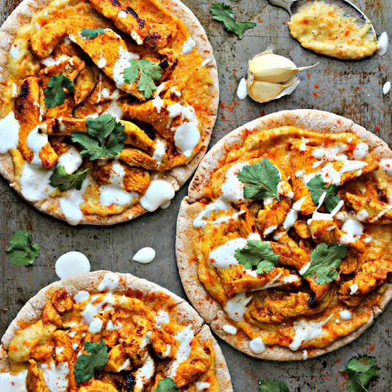 Chicken Shawarma with Hummus & Pita