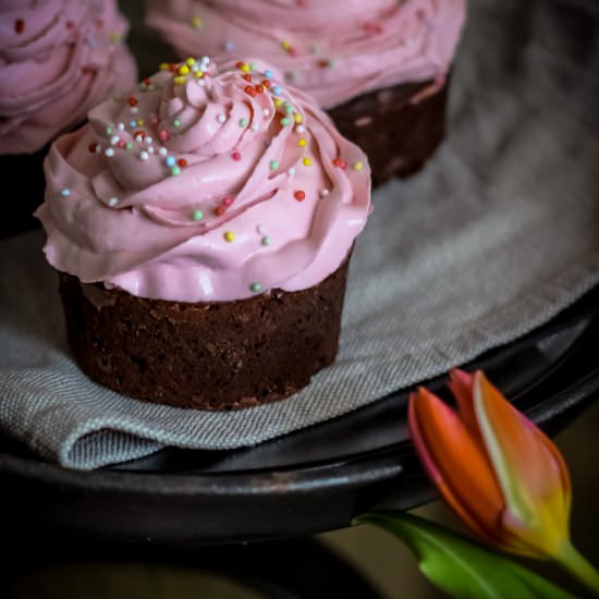 Beetroot Cupcakes with Mascarpone