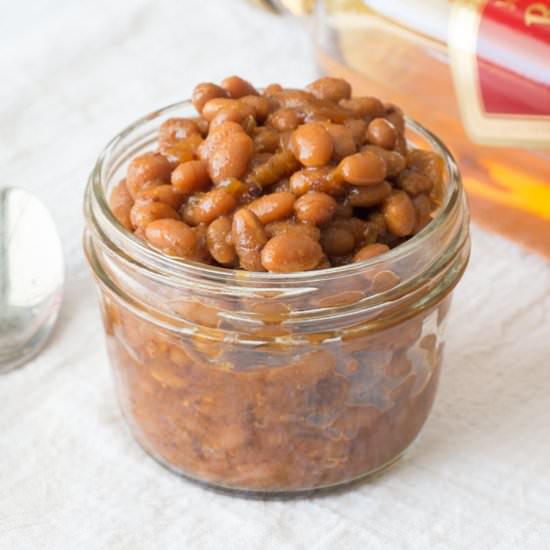 Whiskey Bacon Baked Beans