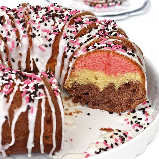 Neapolitan Pound Cake