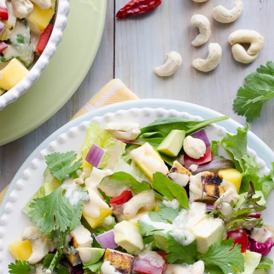 Thai Cashew Chicken + Mango Salad