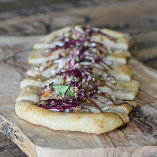 Pear and Gorgonzola Flatbread