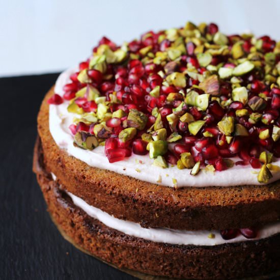 Pistachio & Cardamom Cake