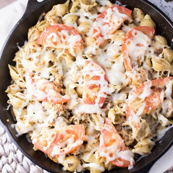 Pesto Chicken Pizza Pasta