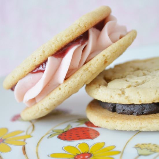 Peanut Butter Cookie Sandwiches