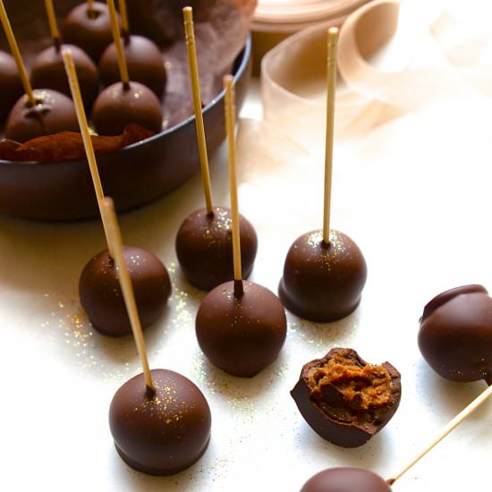 Peanut butter chocolate pops