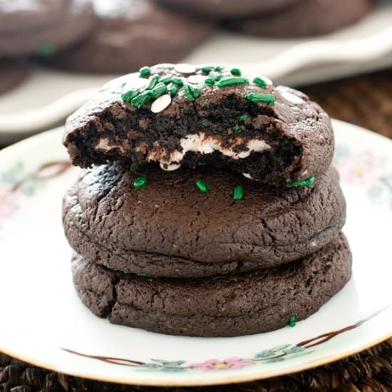 Peppermint Patty Chocolate Cookies