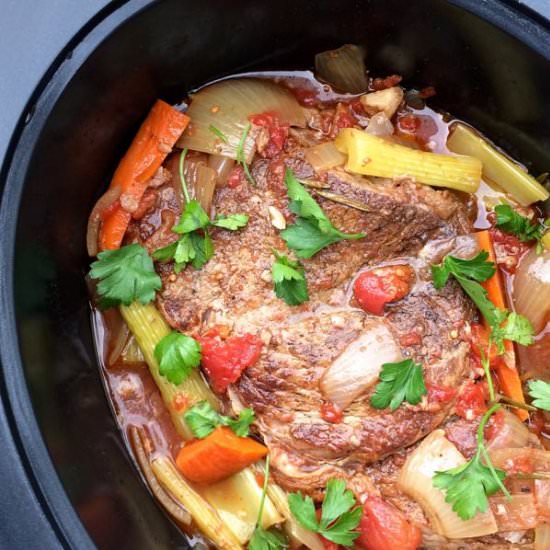 Slow Cooker Italian Pot Roast