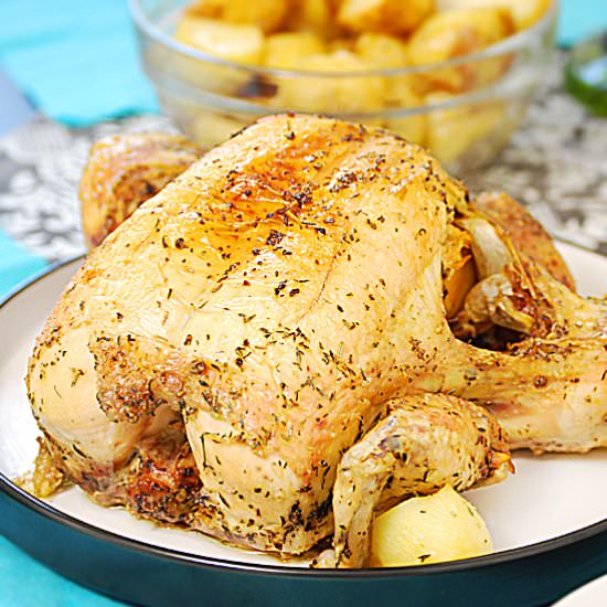 Roast Chicken with Potatoes