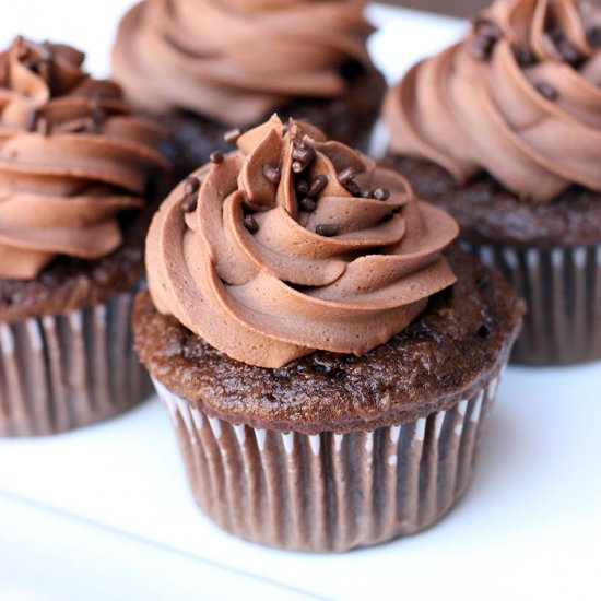 Classic Chocolate Cupcakes